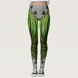 Leggings Piernas ~ blanco verde ~ original