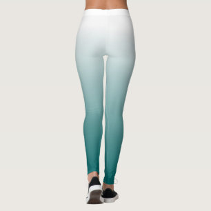 Leggings Piernas color turquesa gris oscuro
