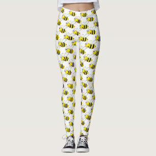 Leggings Piernas con estampado de abeja