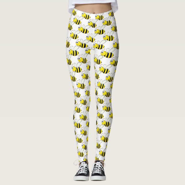 Leggings Piernas con estampado de abeja (Anverso)