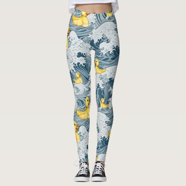 Leggings Piernas con patos (Anverso)