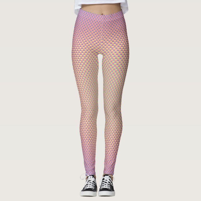 Leggings Piernas con patrón de fibra de carbono perla 2 (Anverso)