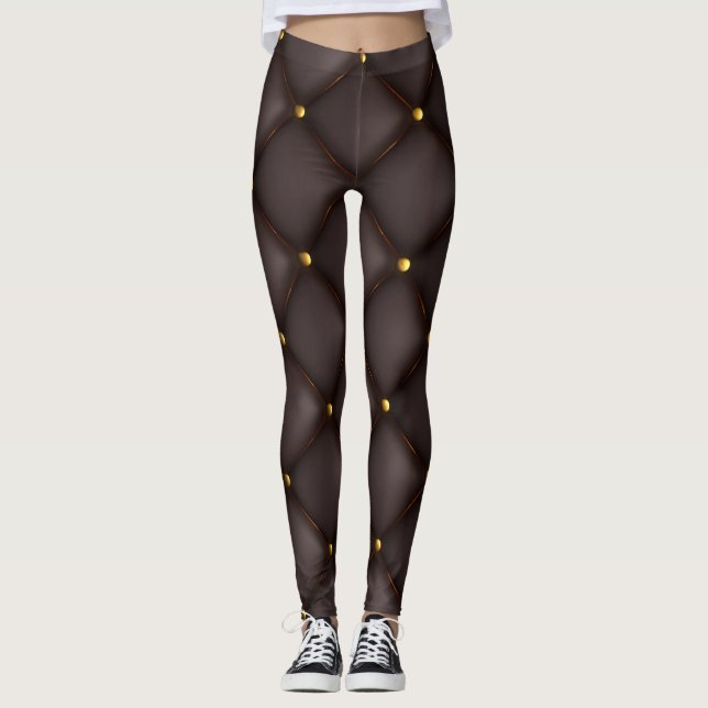 Leggings Piernas con puntos de oro (Anverso)
