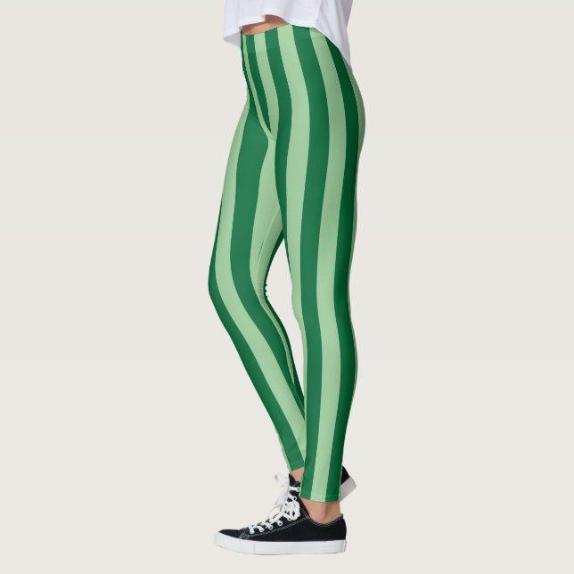 Leggings Piernas con rayas verdes (Izquierda)