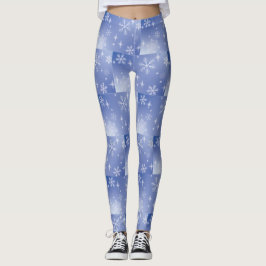 Leggings Piernas copadas de nieve en invierno
