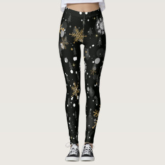 Leggings Piernas copadas de nieve en invierno