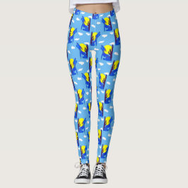 Leggings Piernas coyote azules