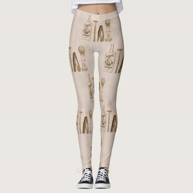 Leggings piernas de afeitado masculino (Anverso)