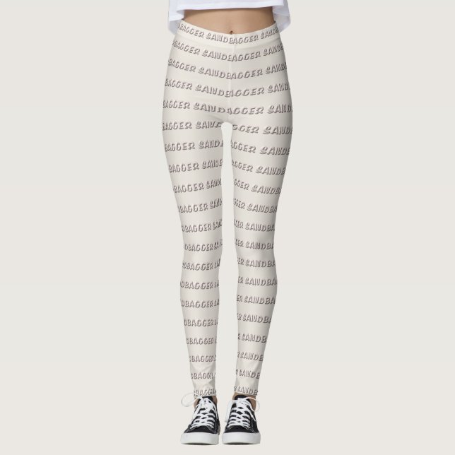 Leggings Piernas de arena blanca (Anverso)