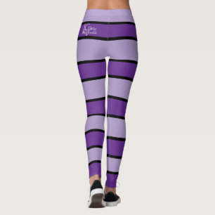 Leggings Piernas de banda púrpura