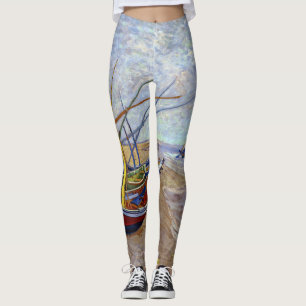 Leggings Piernas de barcos de pesca Van Gogh