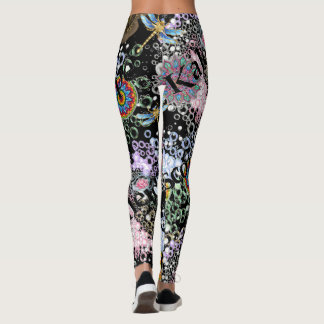 Leggings Piernas de batido de levadura de melaza negra