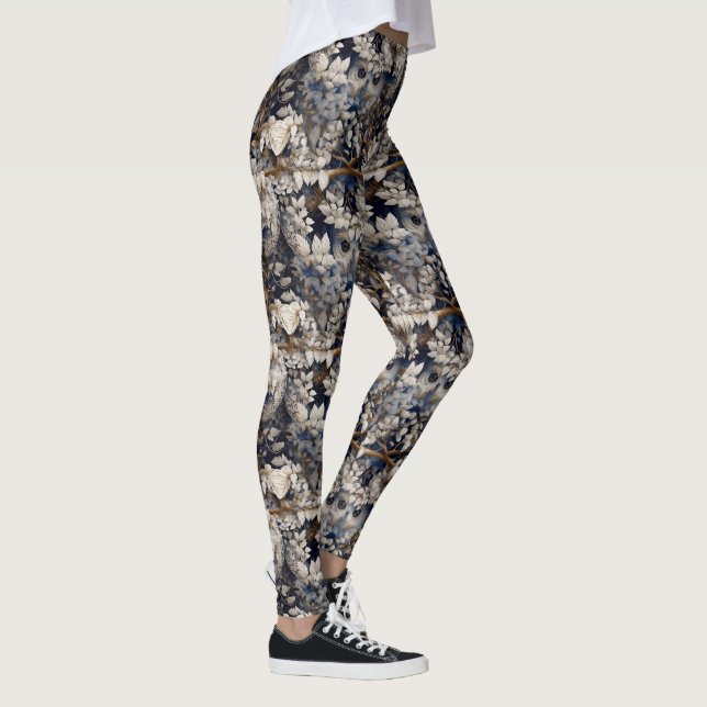 Leggings Piernas de búho de nieve ocultas - bonito (Derecha)
