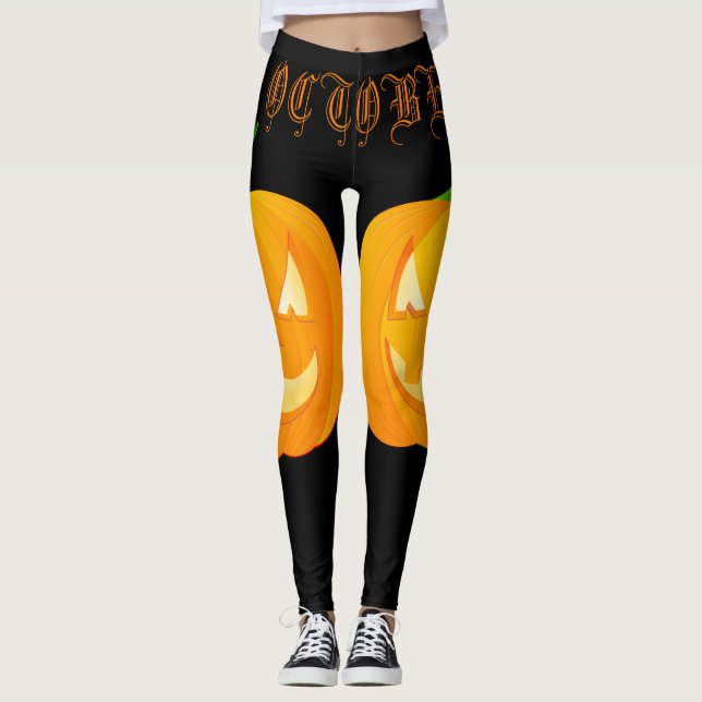 Leggings Piernas de calabaza (Anverso)