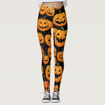 Piernas de calabaza de Halloween