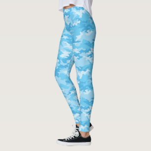 Leggings Piernas de camo azul para bebés
