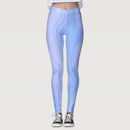 Leggings Piernas de capas de agio azul