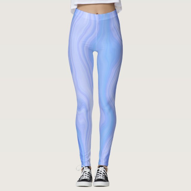 Leggings Piernas de capas de agio azul (Anverso)
