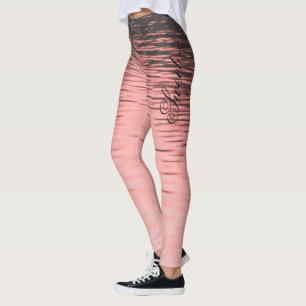 Leggings Piernas de cebra rosa dulce
