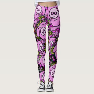 Leggings Piernas de cerdo rosado