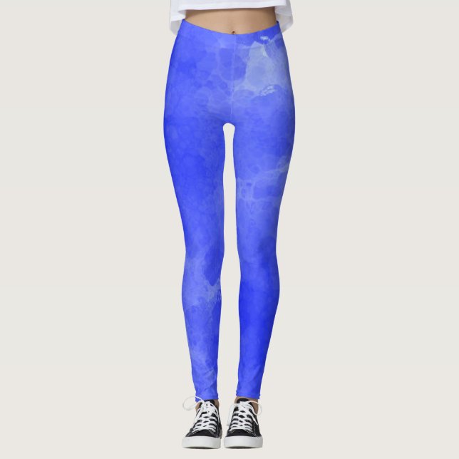 Leggings Piernas de color azul (Anverso)
