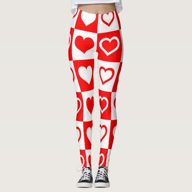 Leggings piernas de corazones (Anverso)