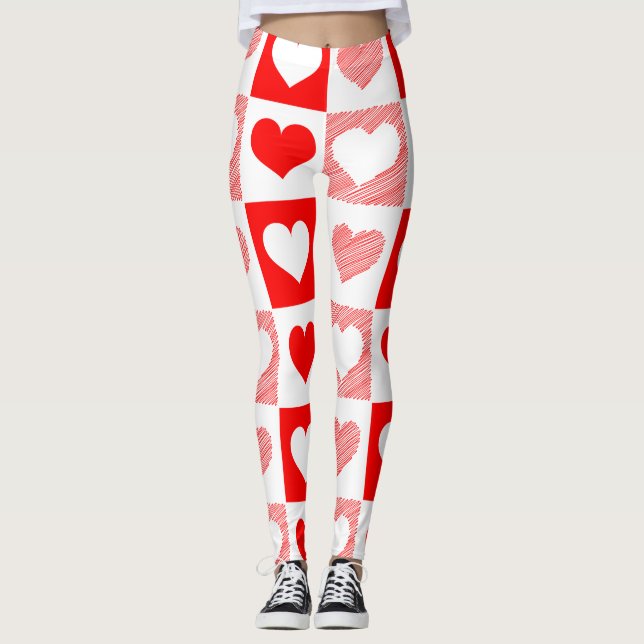 Leggings piernas de corazones (Anverso)