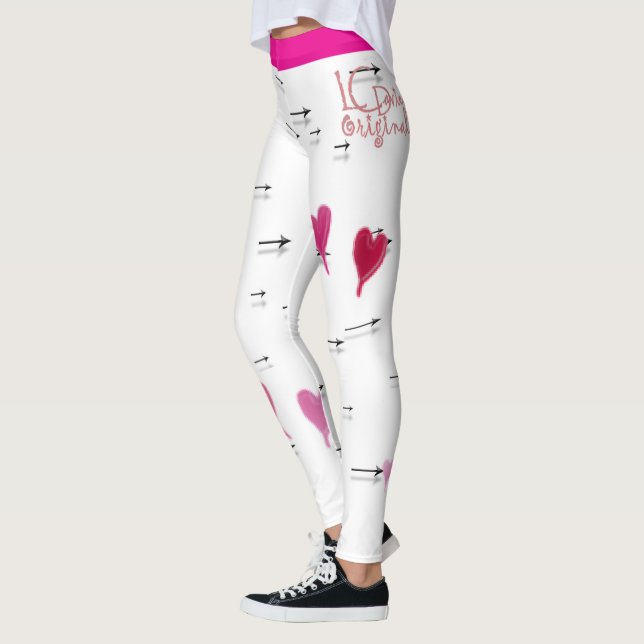 Leggings Piernas de Corazones y Flechas (Izquierda)