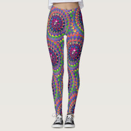 Leggings Piernas de cráneo espirales