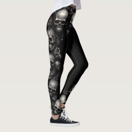 Leggings ¡🎃 Piernas de cráneo Spook-tacular! 🎃