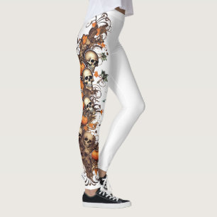 Leggings ¡🎃 Piernas de cráneo Spook-tacular! 🎃