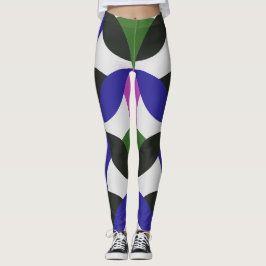 Leggings Piernas de curvas coloridas