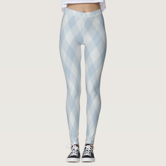 Leggings Piernas de diseño de arglos azules para bebés - Ac (Anverso)
