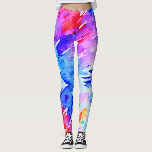 Leggings Piernas de entrenamiento con arco iris (Anverso)
