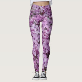 Leggings Piernas de flor rosa claro