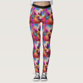 Leggings Piernas de flores