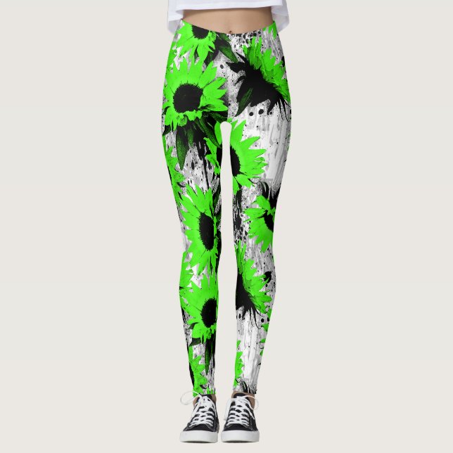Leggings Piernas de flores (Anverso)
