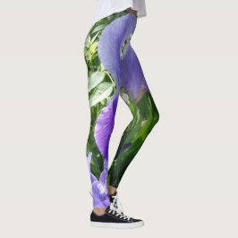 Leggings Piernas de flores moradas