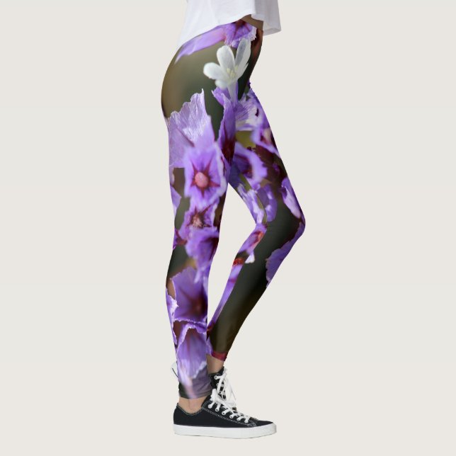 Leggings Piernas de flores moradas (Derecha)