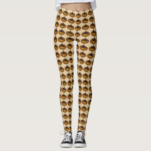 Leggings Piernas de foodie de chocolate con mantequilla de