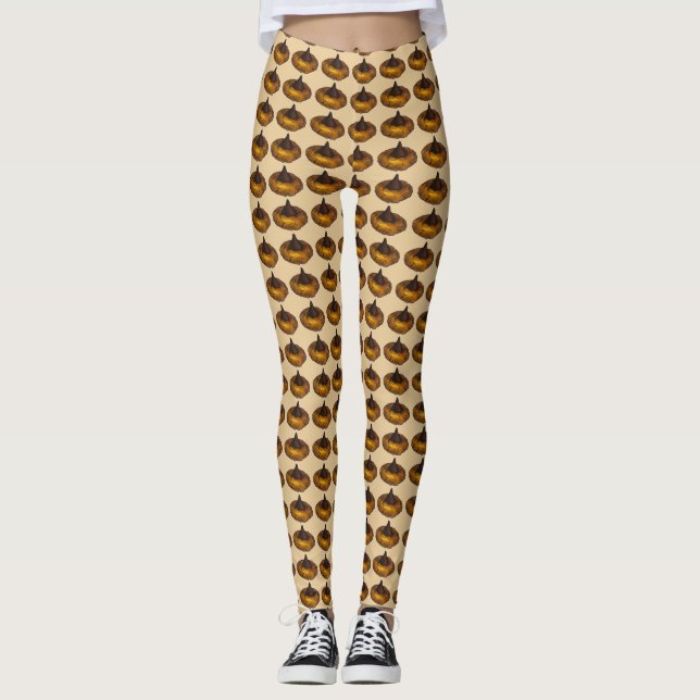 Leggings Piernas de foodie de chocolate con mantequilla de  (Anverso)