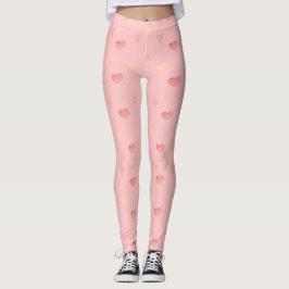Leggings Piernas de garabatos rosados