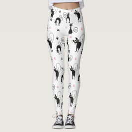 Leggings Piernas de gatos negros