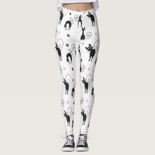 Leggings Piernas de gatos negros