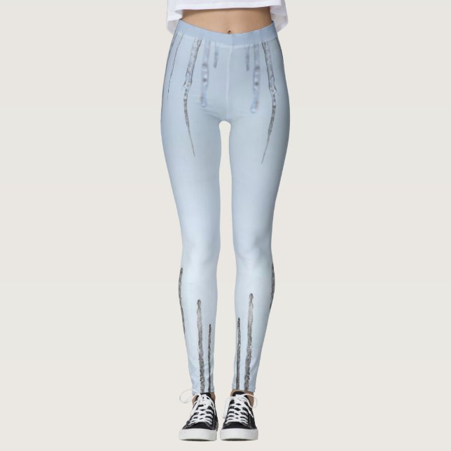 Leggings Piernas de hielo azul claro (Anverso)
