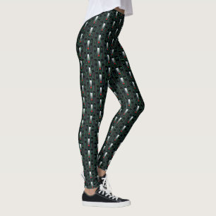 Leggings Piernas de impresión completa de la batería RIP