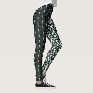 Leggings Piernas de impresión completa de la batería RIP