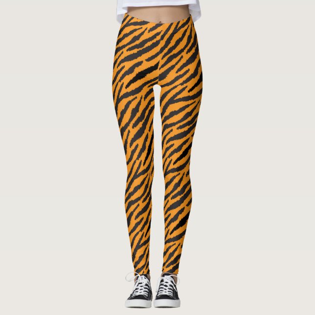 Leggings Piernas de impresión de tigres (Anverso)