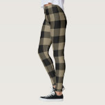 Leggings Piernas de juego de peinado negro<br><div class="desc">Leggings de plástico negro y beige - Diseño MIGNED</div>