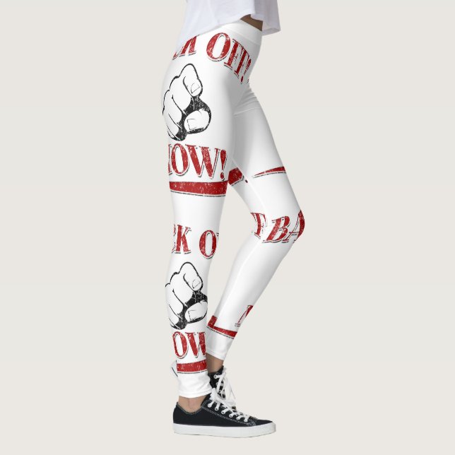 Leggings Piernas de la espalda roja (Derecha)